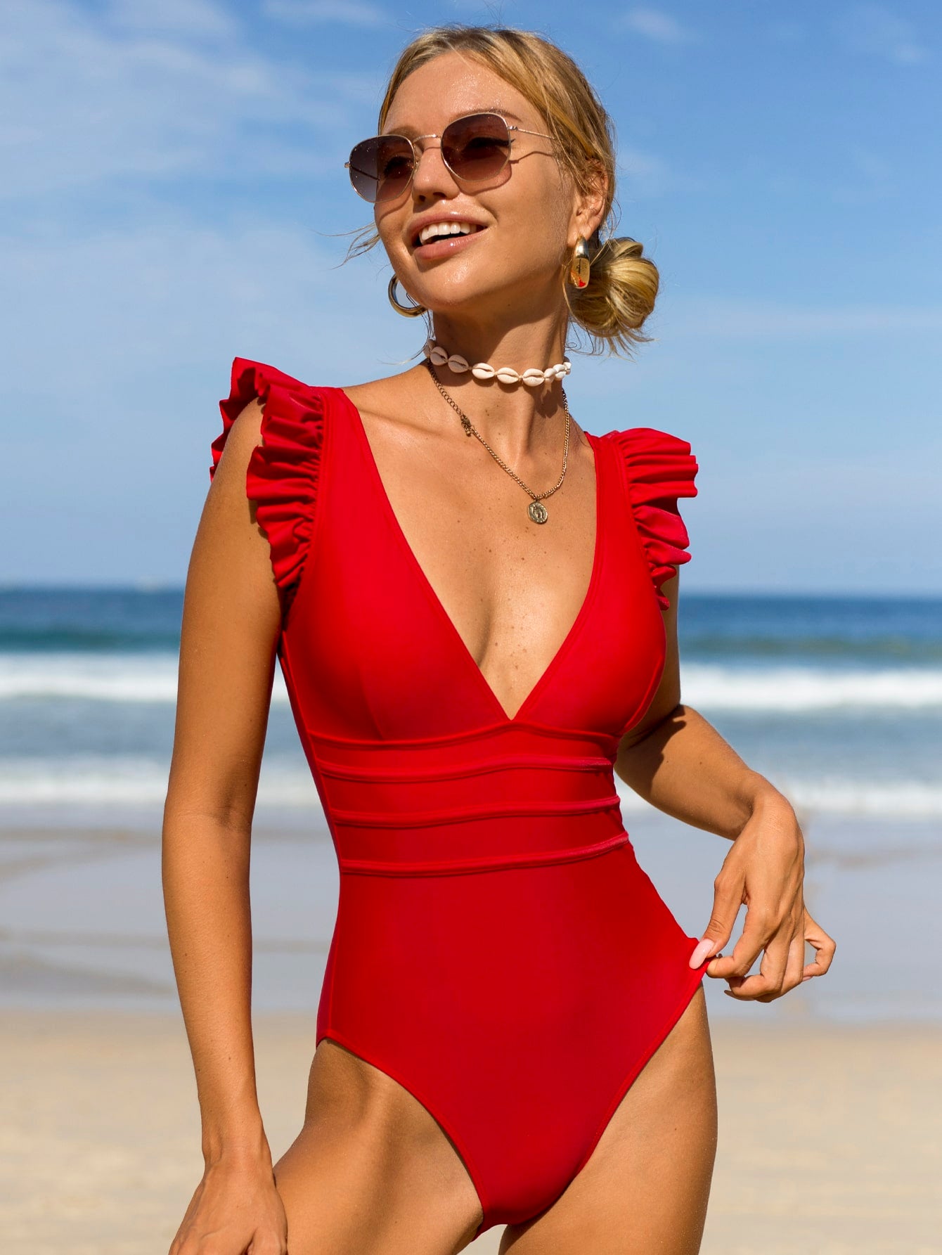 Ravishing Rouge Sensation One-Piece Swimsuit